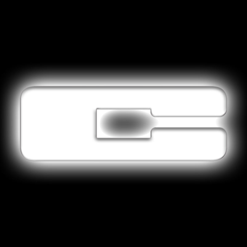ORACLE Lighting Universal Illuminated LED Letter Badges - Matte Wht Surface Finish - C - B2B Diesel & Gas Service