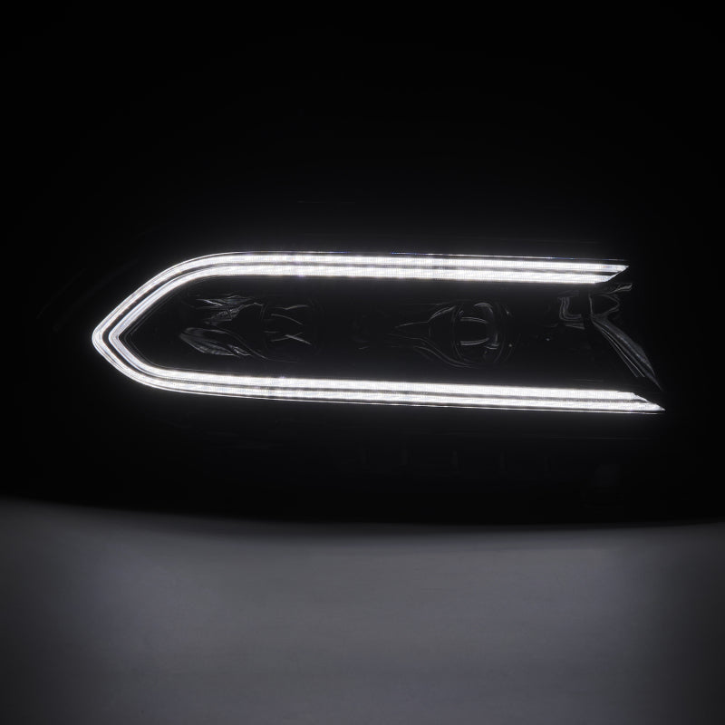 AlphaRex 15-23 Dodge Charger LUXX LED Proj Headlights Alpha-Black w/Actv Light & Seq.Sig / SB DRL - B2B Diesel & Gas Service