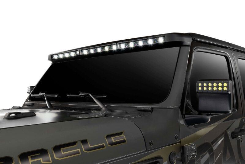Oracle Jeep Wrangler JL/Gladiator JT Integrated Windshield LED Light Bar System - B2B Diesel & Gas Service