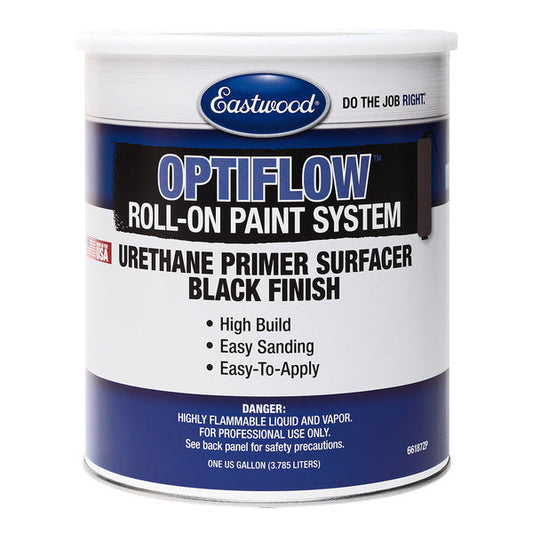Eastwood Optiflow Roll-On Urethane Primer Sufacer Black Gallon 