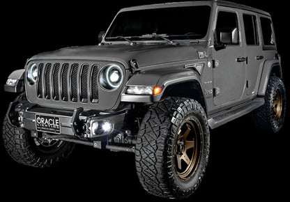 Oracle Jeep Wrangler JK/JL/JT High Performance W LED Fog Lights - White - B2B Diesel & Gas Service