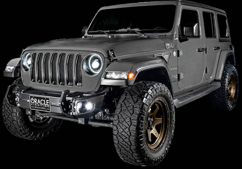 Oracle Jeep Wrangler JL/Gladiator JT Sport High Performance W LED Fog Lights - No Halo - B2B Diesel & Gas Service