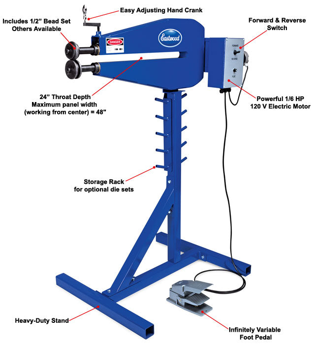 Motorized Bead Roller Box 1 of 2 - B2B Diesel & Gas Service