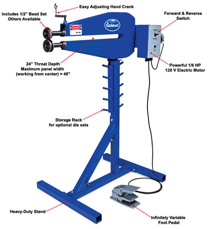 Motorized Bead Roller Box 1 of 2 - B2B Diesel & Gas Service