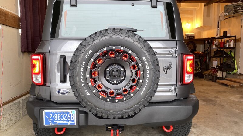 Oracle LED Illuminated Wheel Ring 3rd Brake Light - Red - B2B Diesel & Gas Service