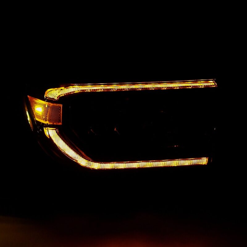 AlphaRex 07-13 Toyota Tundra NOVA LED Proj Headlights Alpha-Black w/Activ Light/Seq Signal/DRL - B2B Diesel & Gas Service