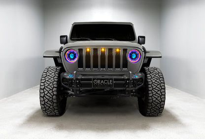 Oracle Oculus Bi-LED Projector Headlights for Jeep JL/Gladiator JT - w/ Simple Controller - B2B Diesel & Gas Service