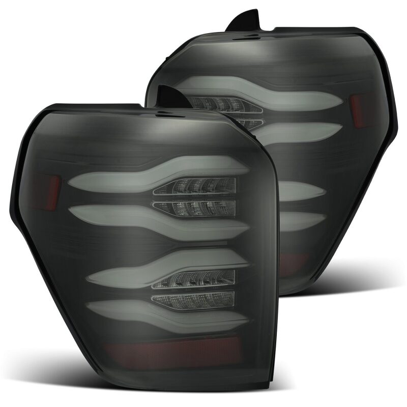 AlphaRex 10-21 Toyota 4Runner PRO-Series LED Tail Lights Jet Black - B2B Diesel & Gas Service