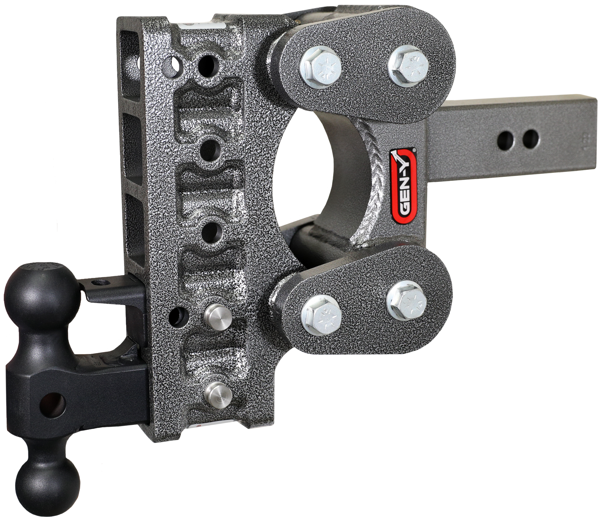 BOSS TORSION-FLEX 2.5" Shank 7.5" Drop 1.7K TW 16K Hitch Dual-Ball PintleLock GH-1125 - B2B Diesel and Gas Service