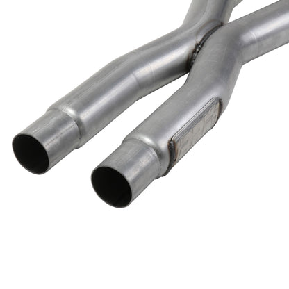 BBK 15-20 Ford Mustang GT 5.0L Resonator Delete X-Pipe (For Use w/Shorties Or Stock Manifolds) - B2B Diesel & Gas Service