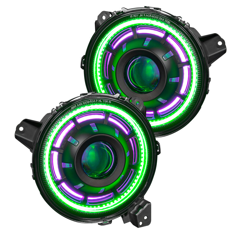 Oracle Oculus Bi-LED Projector Headlights for Jeep JL/Gladiator JT - w/ BC1 Controller - B2B Diesel & Gas Service