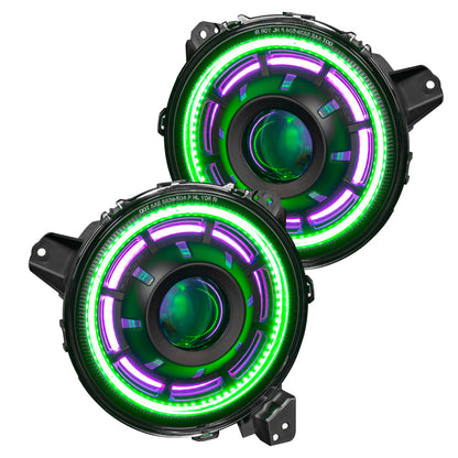 Oracle Oculus Bi-LED Projector Headlights for Jeep JL/Gladiator JT - w/ BC1 Controller - B2B Diesel & Gas Service