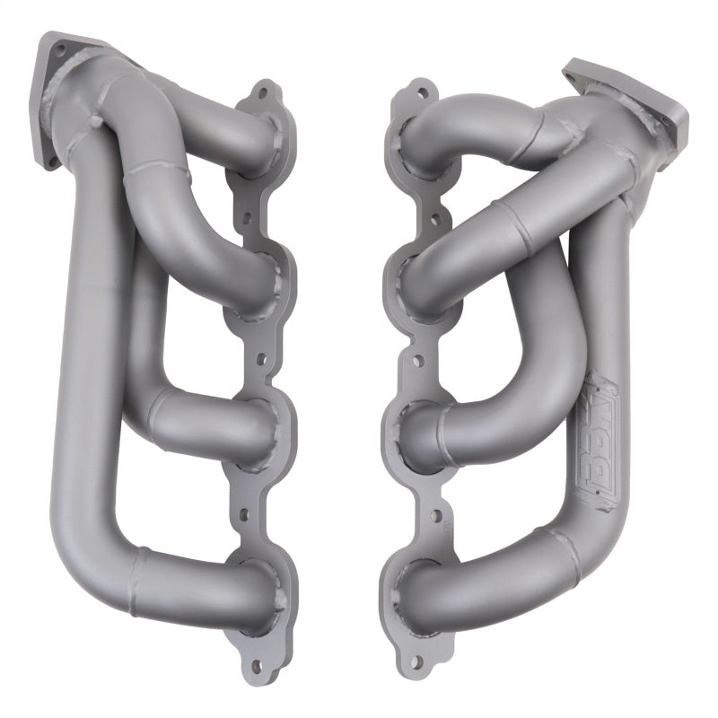 BBK 14-18 GM Truck 5.3/6.2 1 3/4in Shorty Tuned Length Headers - Titanium Ceramic - B2B Diesel & Gas Service