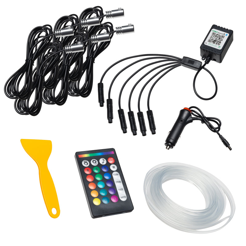 Oracle Fiber Optic LED Interior Kit - ColorSHIFT (6PCS) - ColorSHIFT - B2B Diesel & Gas Service