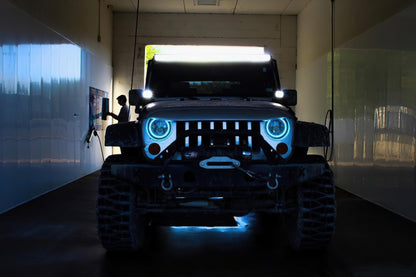 Oracle 7in High Powered LED Headlights - Black Bezel - Dynamic - Dynamic - B2B Diesel & Gas Service