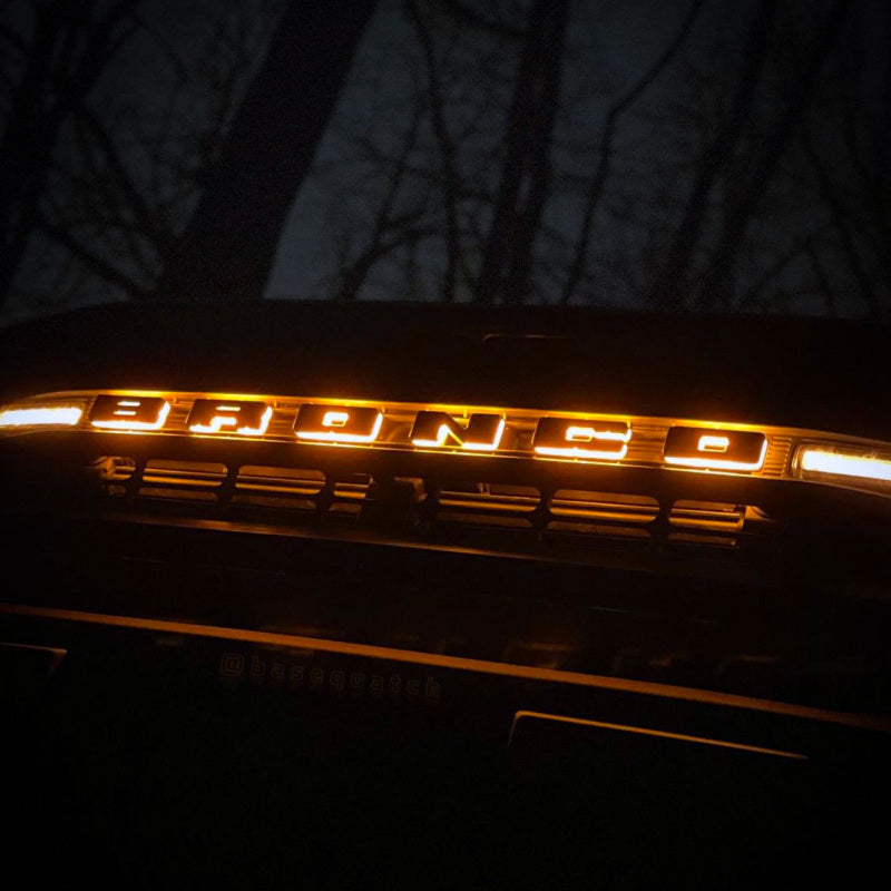 ORACLE Lighting Universal Illuminated LED Letter Badges - Matte Blk Surface Finish - B - B2B Diesel & Gas Service
