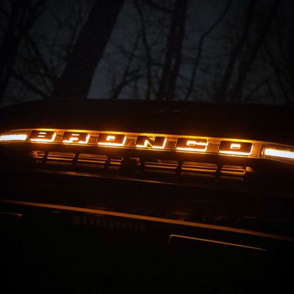 ORACLE Lighting Universal Illuminated LED Letter Badges - Matte Blk Surface Finish - B - B2B Diesel & Gas Service