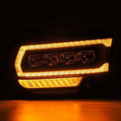 AlphaRex 19-21 Ram 2500 NOVA LED Proj Headlights Plank Style Black w/Activ Light/Seq Signal/DRL - B2B Diesel & Gas Service