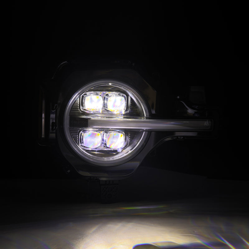 AlphaRex 21-23 Ford Bronco NOVA LED Projector Headlights Black - B2B Diesel & Gas Service