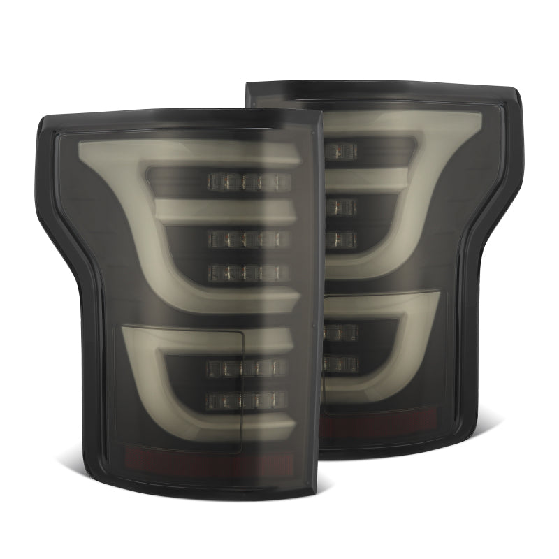 AlphaRex 15-20 Ford F150 Luxx-Series LED Tail Lights Alpha-Black - B2B Diesel & Gas Service