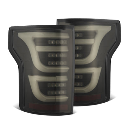 AlphaRex 15-20 Ford F150 Luxx-Series LED Tail Lights Alpha-Black - B2B Diesel & Gas Service