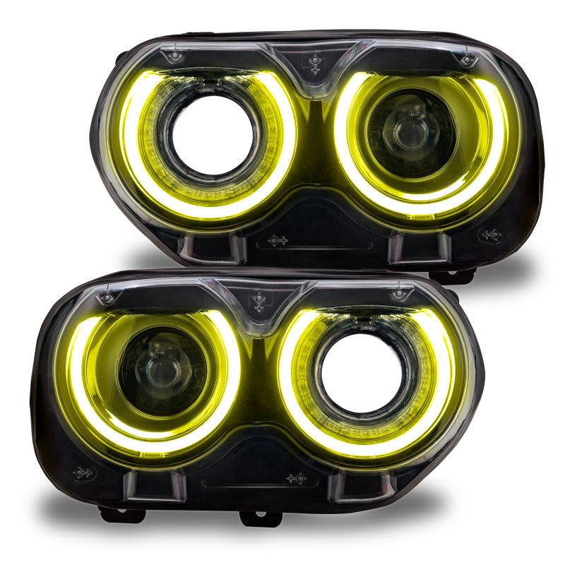 Oracle 15-21 Dodge Challenger RGB+W Headlight DRL Upgrade Kit - ColorSHIFT+W - B2B Diesel & Gas Service