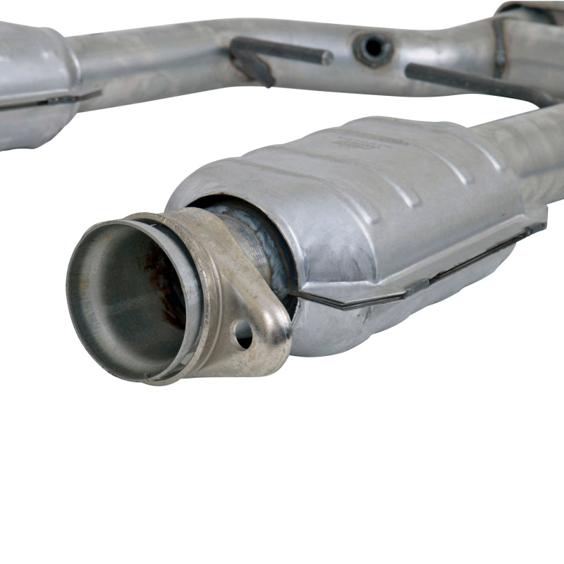 BBK 96-04 Mustang 4.6 GT / Cobra Short Mid H Pipe w Catalytic Converters 2-1/2 For Long Tube Headers - B2B Diesel & Gas Service