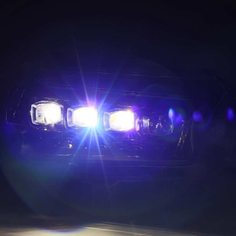 AlphaRex 10-13 Toyota 4Runner NOVA LED Proj Headlights Plank Style Alpha Black w/Seq Signal/DRL - B2B Diesel & Gas Service