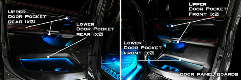 Oracle 19-22 RAM Complete Interior Ambient Lighting ColorSHIFT RGB Conversion Kit - B2B Diesel & Gas Service