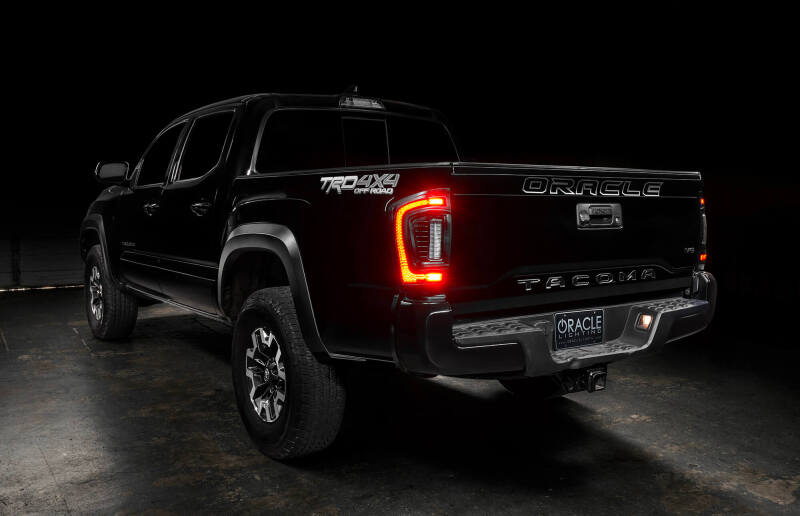 Oracle Lighting 16-23 Gen 3 Toyota Tacoma Black Series Flush Style LED Tail Lights - B2B Diesel & Gas Service