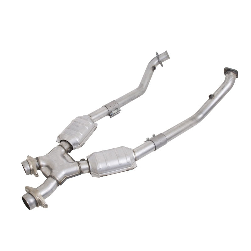 BBK 99-04 Mustang 4.6 GT / Cobra High Flow X Pipe With Catalytic Converters - 2-1/2 - B2B Diesel & Gas Service