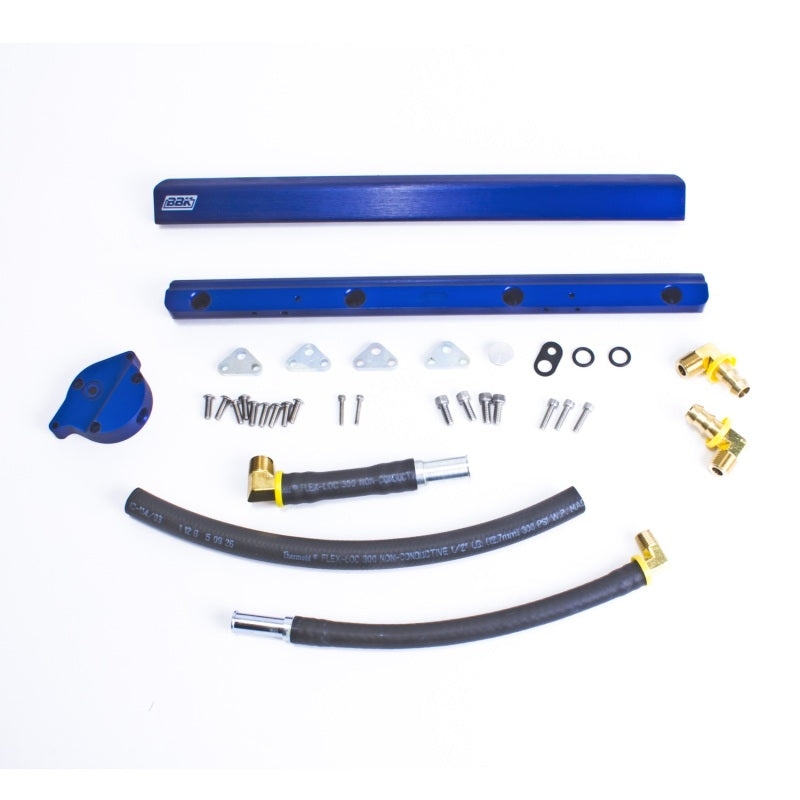 BBK 86-93 Mustang 5.0 High Flow Billet Aluminum Fuel Rail Kit - B2B Diesel & Gas Service