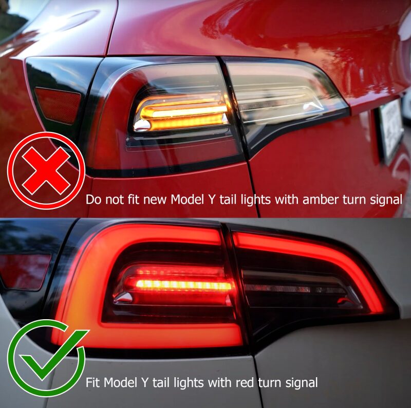 AlphaRex 17-22 Tesla Model 3 PRO-Series LED Tail Lights Jet Black w/Seq Sig - B2B Diesel & Gas Service