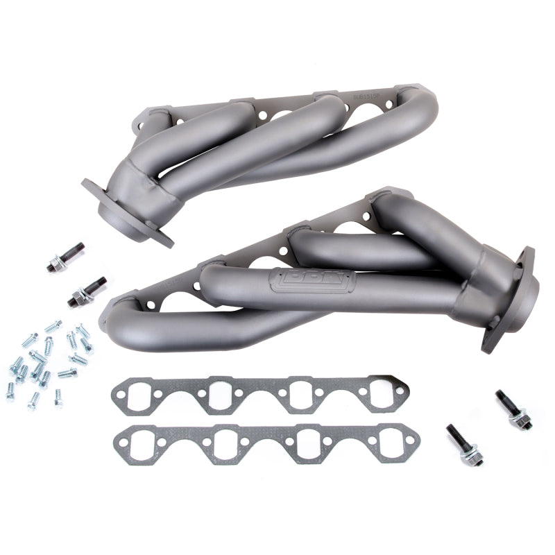 BBK 79-93 Mustang 5.0 Shorty Unequal Length Exhaust Headers - 1-5/8 Titanium Ceramic - B2B Diesel & Gas Service