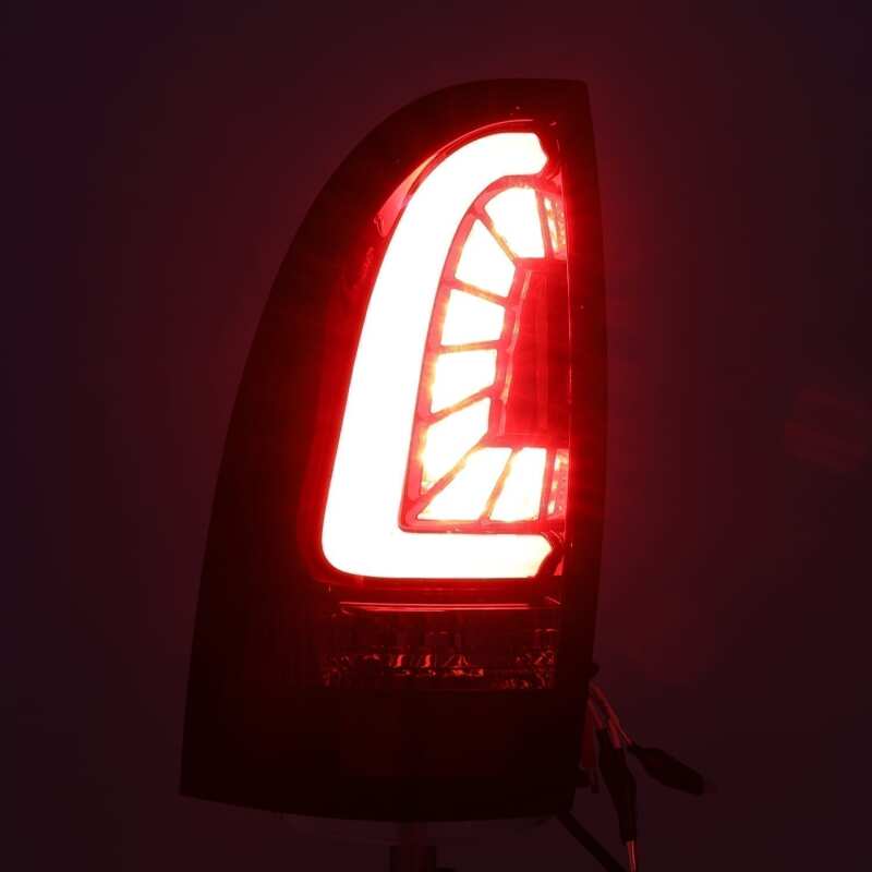 AlphaRex 05-15 Toyota Tacoma PRO-Series LED Tail Lights Red Smoke - B2B Diesel & Gas Service