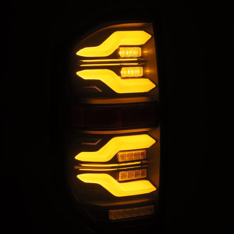 AlphaRex 14-21 Toyota Tundra LUXX LED Taillights Alpha Blk w/Activ Light/Seq Signal - B2B Diesel & Gas Service