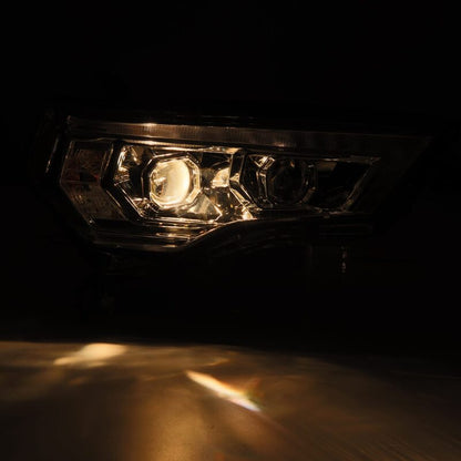 AlphaRex 14-20 Toyota 4Runner PRO-Series LED Proj Headlights Alpha-Black w/Sequential Signal/DRL - B2B Diesel & Gas Service