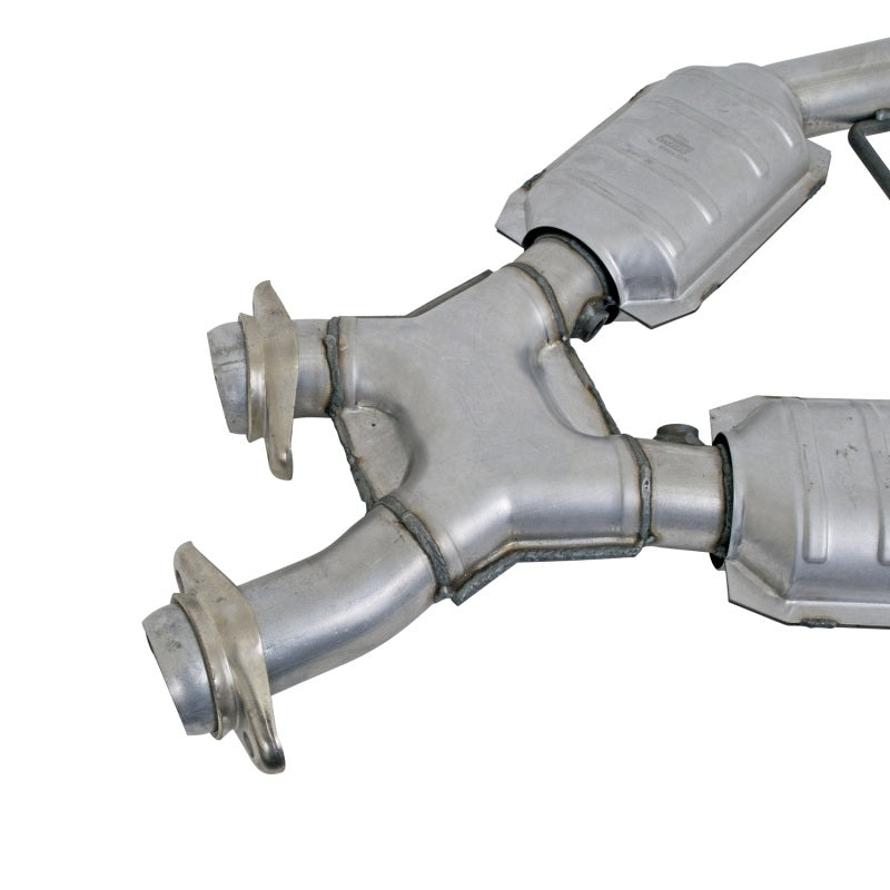 BBK 96-98 Mustang 4.6 GT High Flow X Pipe With Catalytic Converters - 2-1/2 - B2B Diesel & Gas Service