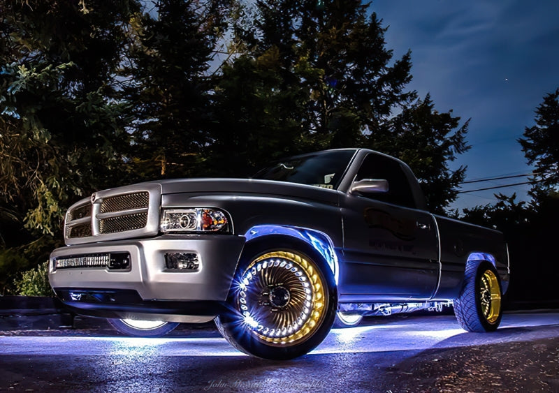 Oracle LED Illuminated Wheel Rings - ColorSHIFT No Remote - ColorSHIFT No Remote - B2B Diesel & Gas Service