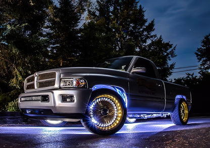 Oracle LED Illuminated Wheel Rings - ColorSHIFT No Remote - ColorSHIFT No Remote - B2B Diesel & Gas Service