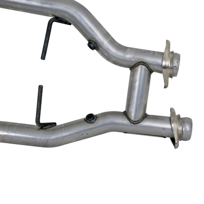 BBK 96-04 Mustang 4.6 GT / Cobra Short Mid H Pipe w Catalytic Converters 2-1/2 For Long Tube Headers - B2B Diesel & Gas Service