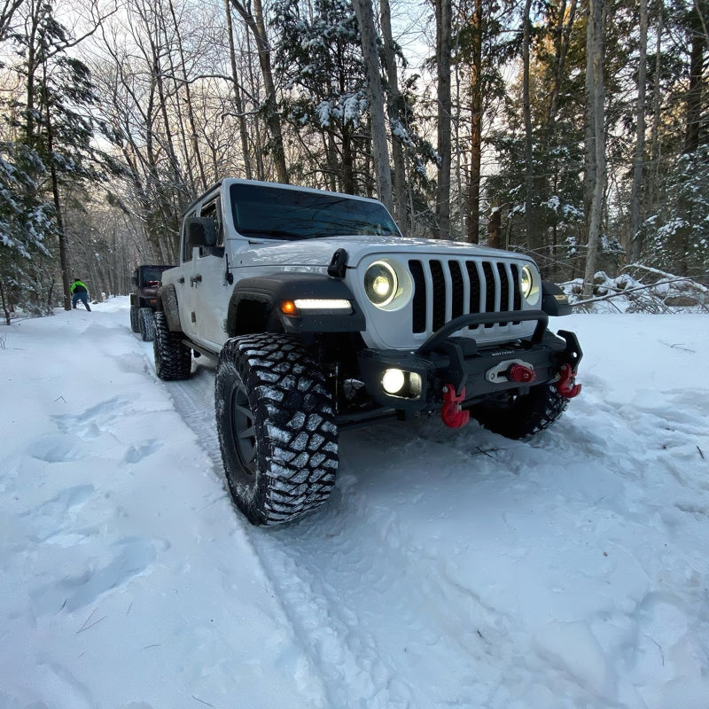 Oracle Jeep Wrangler JL Oculus Bi-LED Projector Headlights- Graphite Metallic - 5500K - B2B Diesel & Gas Service