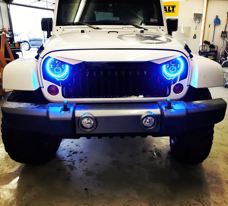Oracle 7in High Powered LED Headlights - Black Bezel - Dynamic - Dynamic - B2B Diesel & Gas Service