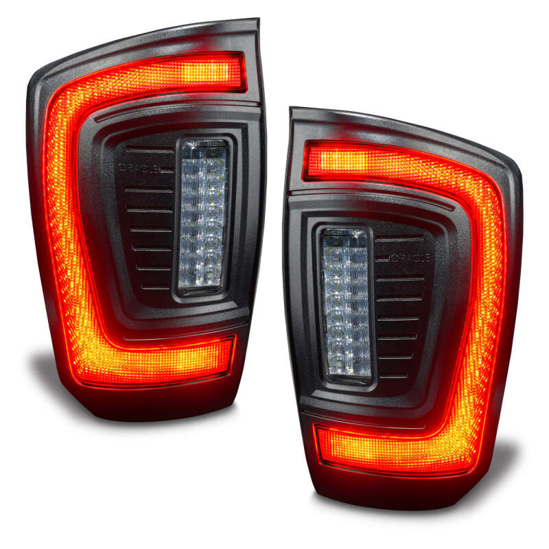 Oracle Lighting 16-23 Gen 3 Toyota Tacoma Black Series Flush Style LED Tail Lights - B2B Diesel & Gas Service