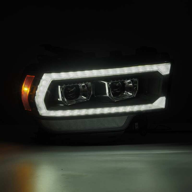 AlphaRex 19-21 Ram 2500 LUXX LED Proj Headlights Plank Style Black w/Activ Light/Seq Signal/DRL - B2B Diesel & Gas Service