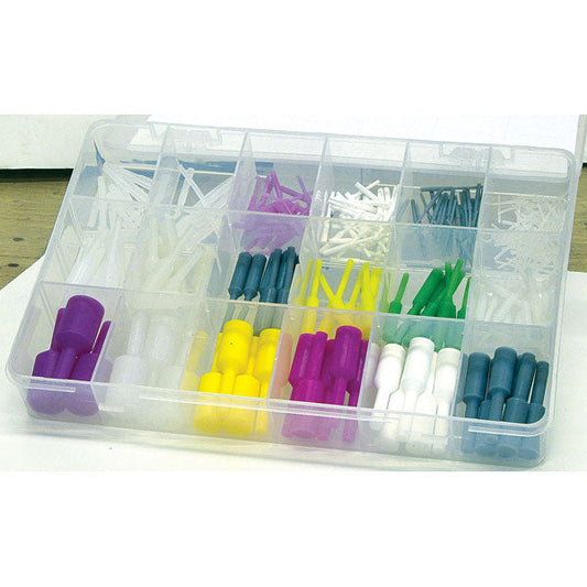 Silicone Pull Plug KIT .062in-.809in O.D.125 pc 