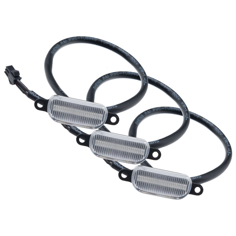 Oracle Universal Pre-Runner Style LED Grill Light Kit (New Style) - Amber w/Clear Lens - B2B Diesel & Gas Service