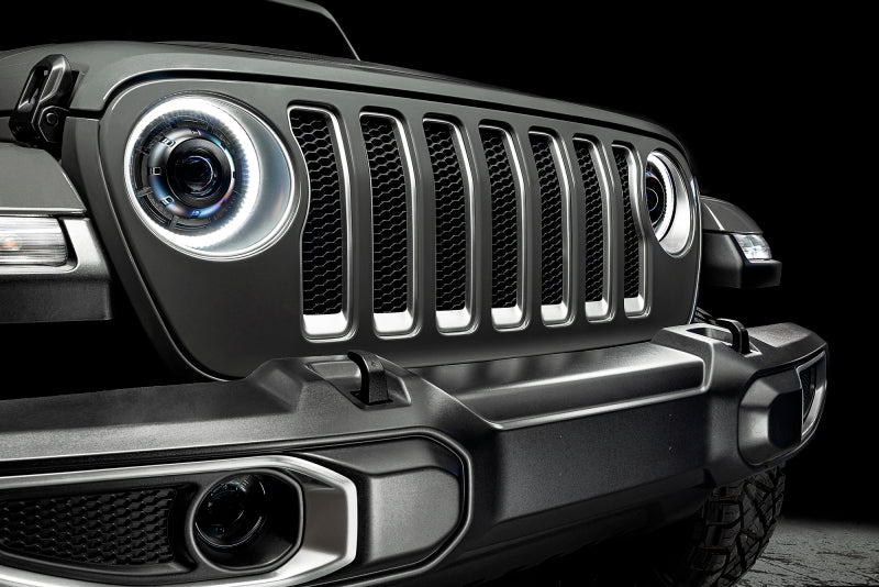 Oracle Jeep Wrangler JL Oculus Bi-LED Projector Headlights- Graphite Metallic - 5500K - B2B Diesel & Gas Service