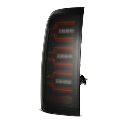 AlphaRex 14-18 Chevy Silverado 1500 Luxx-Series LED Tail Lights Black/Red w/Activ Light/Seq Signal - B2B Diesel & Gas Service