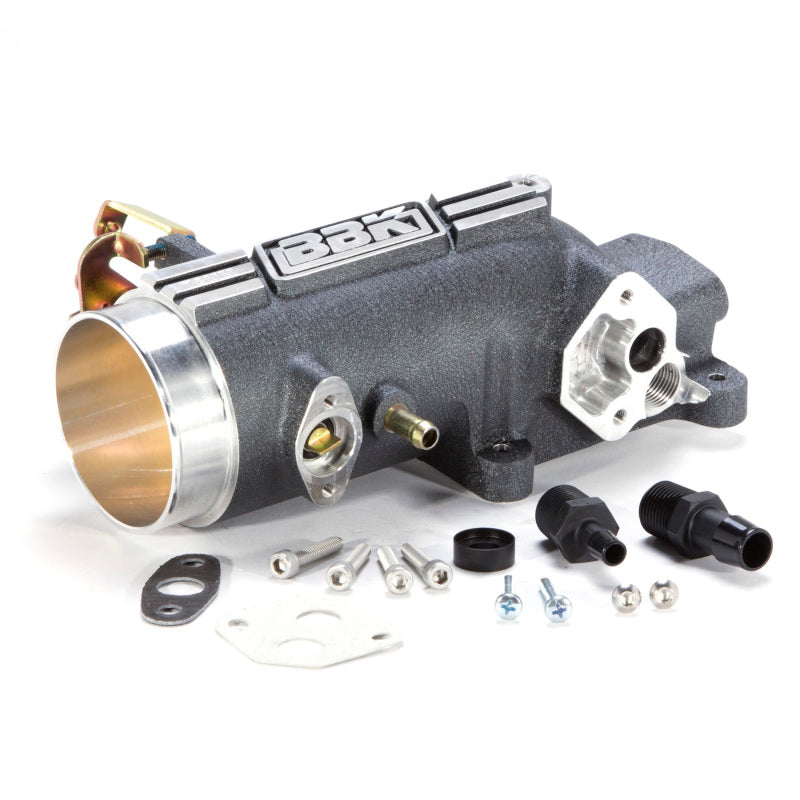 BBK 96-04 Mustang 4.6 GT 78mm Throttle Intake BBK Power Plus Series - Charcoal - B2B Diesel & Gas Service